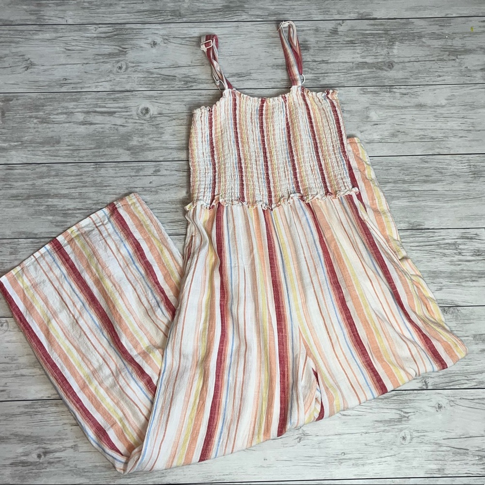Altar’d State Striped Jumpsuit Size Medium